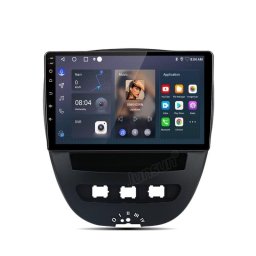 JUNSUN Autorradio Android 15 10" con CarPlay GPS para Peugeot 107/Citroën C1/Toyota Aygo