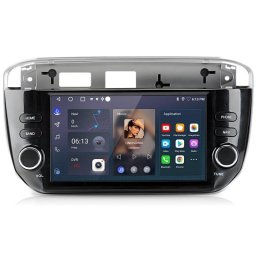 Autoradio Android 15 JUNSUN Pantalla 7" táctil CarPlay GPS Bluetooth Fiat Punto EVO y Linea