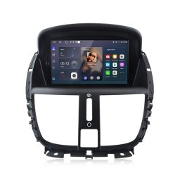 Autoradio JUNSUN para Peugeot 207 Android 15 2GB 64GB CarPlay GPS Bluetooth