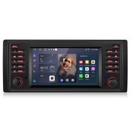 Autoradio Android JUNSUN para BMW Serie E con CarPlay y GPS 7