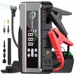 Arrancador de Coches Portátil Blossom 12V 3000A 26800mAh Compresor 150PSI PD 65W