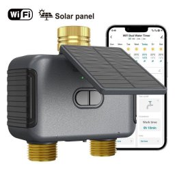 Programador de Riego Solar Blossom 2 Zonas Batería Recargable WiFi