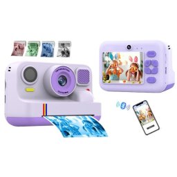 Cámara Compacta Blossom K12Pro-32G 48MP Doble Lente Bluetooth Morado