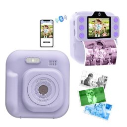 Cámara Compacta Blossom K9PRO-32G 48MP Doble Lente Bluetooth Morado