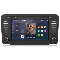 Autoradio JUNSUN 8" Android CarPlay GPS WiFi Bluetooth Skoda Octavia II