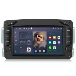 Autoradio Junsun Android 15 7" 2+64GB CarPlay GPS Mercedes CLK W209/Clase C W203