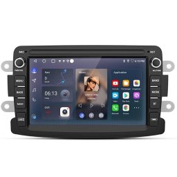 JUNSUN Autoradio 7" 2+64GB CarPlay Android Auto GPS para Dacia Duster Sandero Lodgy Dokker Logan Renault Captur Symbol