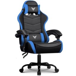 Silla Gaming GTPLAYER Ergonómica con Soporte Lumbar y Cabezal Ajustable Azul