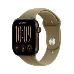 Apple Watch Series 12 GPS 46mm Caja de Aluminio Bronce Oscuro con Correa Deportiva Oliva M/L