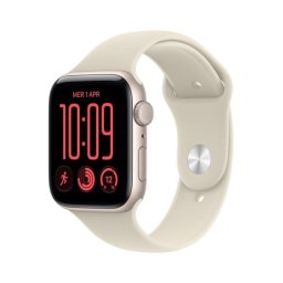Apple Watch SE 3 GPS 44mm Caja de Aluminio Blanco Estrella con Correa Deportiva Arena S/M