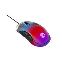 Ratón CANYON Braver GM-728 Gaming Cable 12800 DPI RGB Negro Transparente