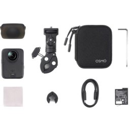 Cámara Deportiva DJI Osmo 360 II Limitless Riding Combo 8K UltraHD WiFi UltraWide 360 Estabilización