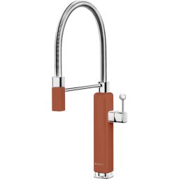 SMEG Grifo de cocina MDF50ACM Naranja Sobre encimera