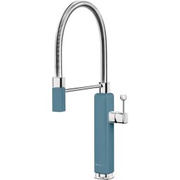 SMEG Grifo de cocina MDF50SBM. Azul Sobre encimera