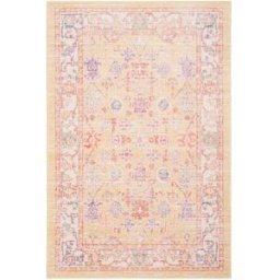 Safavieh Alfombra boho chic de algodón oro/morado, 122 x 183 cm