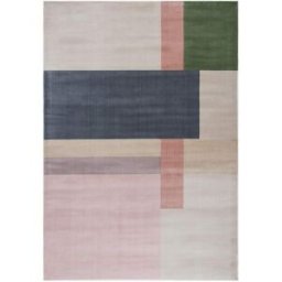 Safavieh Alfombra contemporáneo de polipropileno blanco/gris, 122 x 183 cm