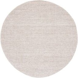 Safavieh Alfombra contemporáneo de lana blanco/gris, 183 x 183 cm