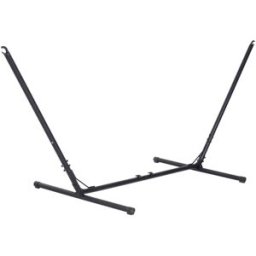 Outsunny Soporte para hamaca 388x109x116 cm negro