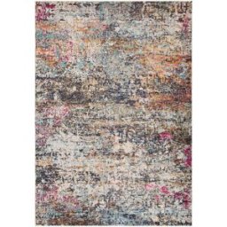Safavieh Alfombra contemporáneo de polipropileno negro/oro, 122 x 183 cm