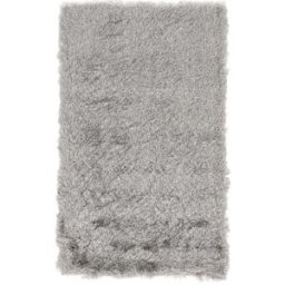 Safavieh Alfombra de poliéster plata, 122 x 183 cm