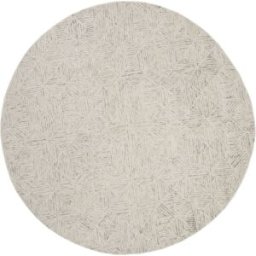 Safavieh Alfombra moderno de lana blanco/azul, 183 x 183 cm
