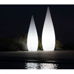 LUMISKY Lámpara de red blanco h120cm