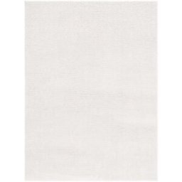 Safavieh Alfombra sólido y tonal de poliéster blanco, 183 x 274 cm