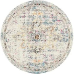 Safavieh Alfombra transicional de polipropileno gris/oro, 152 cm