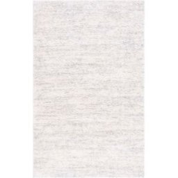 Safavieh Alfombra de poliéster blanco/gris, 135 x 196 cm