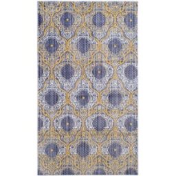 Safavieh Alfombra de poliéster púrpura/oro, 122 x 183 cm