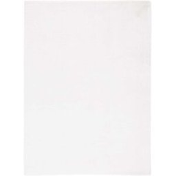 Safavieh Alfombra sólido y tonal de poliéster blanco, 152 x 213 cm