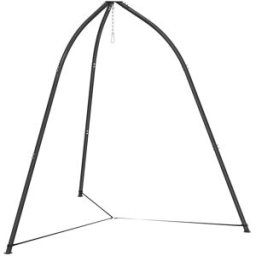 Outsunny Soporte silla colgante 230x230x210 cm negro