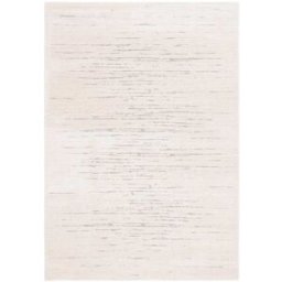 Safavieh Alfombra sólido y tonal de poliéster blanco/gris, 183 x 274 cm
