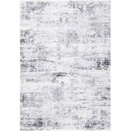 Safavieh Alfombra contemporáneo de polipropileno blanco/gris, 183 x 274 cm