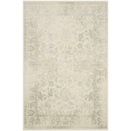 Safavieh Alfombra vintage de polipropileno blanco/verde, 122 x 183 cm
