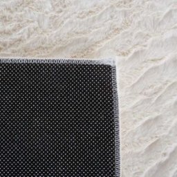 Safavieh Alfombra sólido y tonal de poliéster blanco, 122 x 183 cm