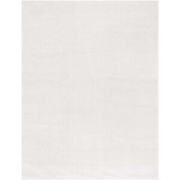 Safavieh Alfombra sólido y tonal de poliéster blanco, 235 x 305 cm