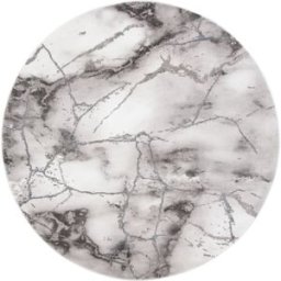 Safavieh Alfombra contemporáneo de polipropileno gris/plata, 122 x 122 cm