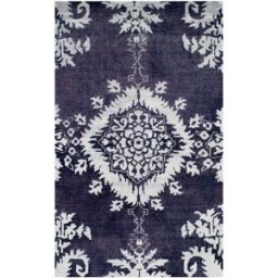 Safavieh Alfombra transición de moda de lana púrpura, 122 x 183 cm