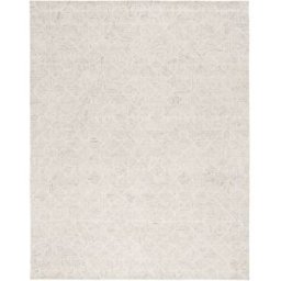 Safavieh Alfombra moderno de lana blanco/azul, 244 x 305 cm