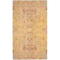 Safavieh Alfombra metro-mod de poliéster oro/multicolor, 122 x 183 cm