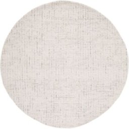 Safavieh Alfombra contemporáneo de lana blanco/gris, 122 x 122 cm