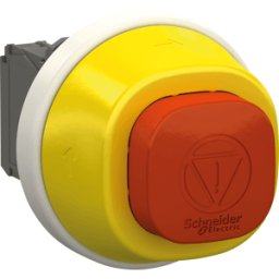 SCHNEIDER ELECTRIC XB5AS84W3B41 - Parada/parada de emergencia, 2 ledes blanco/rojo, completo, 22.5