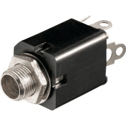 FREI EBSSV 63 - Conector jack hembra, 6,3 mm, estéreo