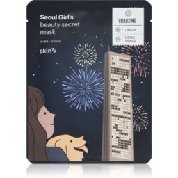 Seoul Girl'S Beauty Secret Mascarilla De Tela Reafirmante Para Contorno Facial 20 G