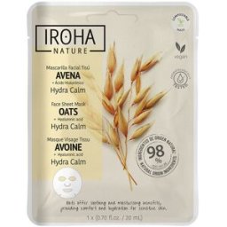 Iroha Nature Avena mascarilla facial tisú 1 u