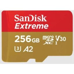 SanDisk Tarjeta de Memoria Extreme MicroSDXC UHS-I C10 U3 V30 A2 256GB