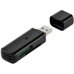 Vivanco IT-USBCR lector de tarjeta Negro USB 2.0
