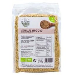 Eco salim semillas de lino oro 250gr. bio vegan