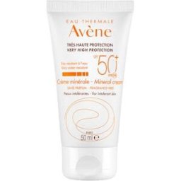 Avene crema solar mineral spf 50+ sin perfume 50ml.